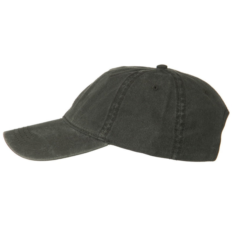 Washed Solid Pigment Dyed Cotton Twill Brass Buckle Cap