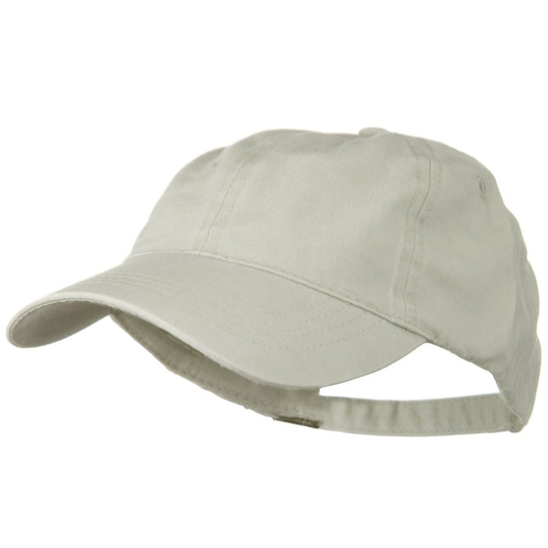 Washed Solid Pigment Dyed Cotton Twill Brass Buckle Cap