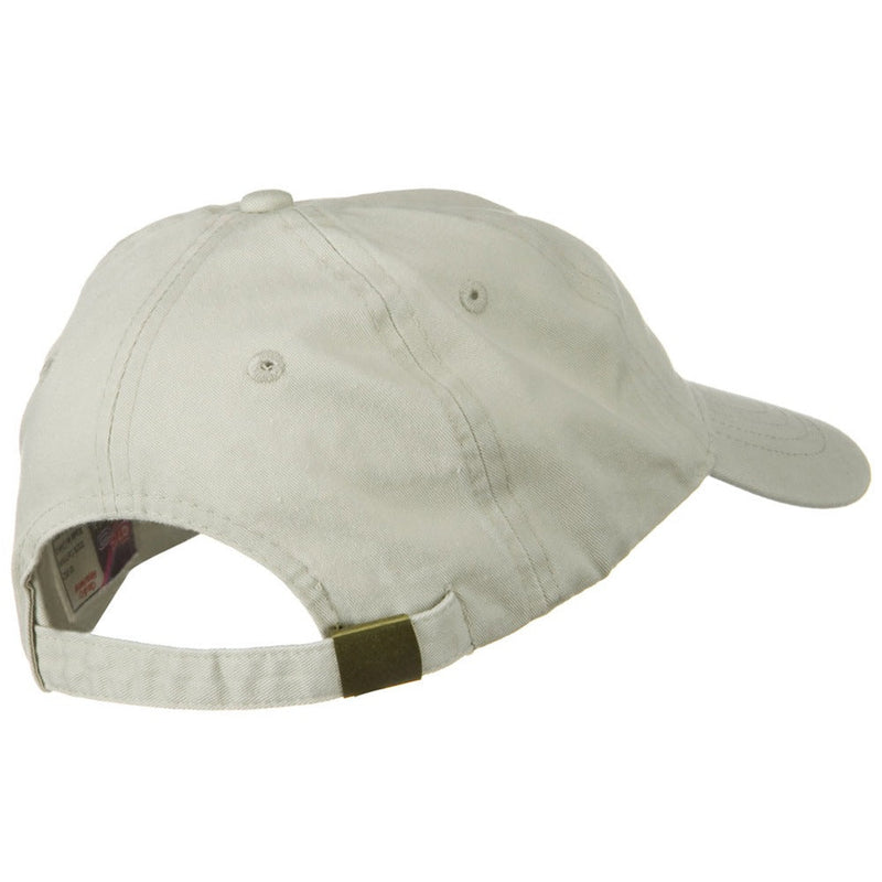 Washed Solid Pigment Dyed Cotton Twill Brass Buckle Cap