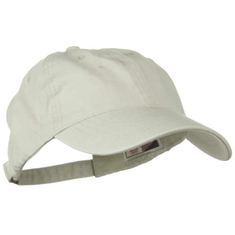 Washed Solid Pigment Dyed Cotton Twill Brass Buckle Cap