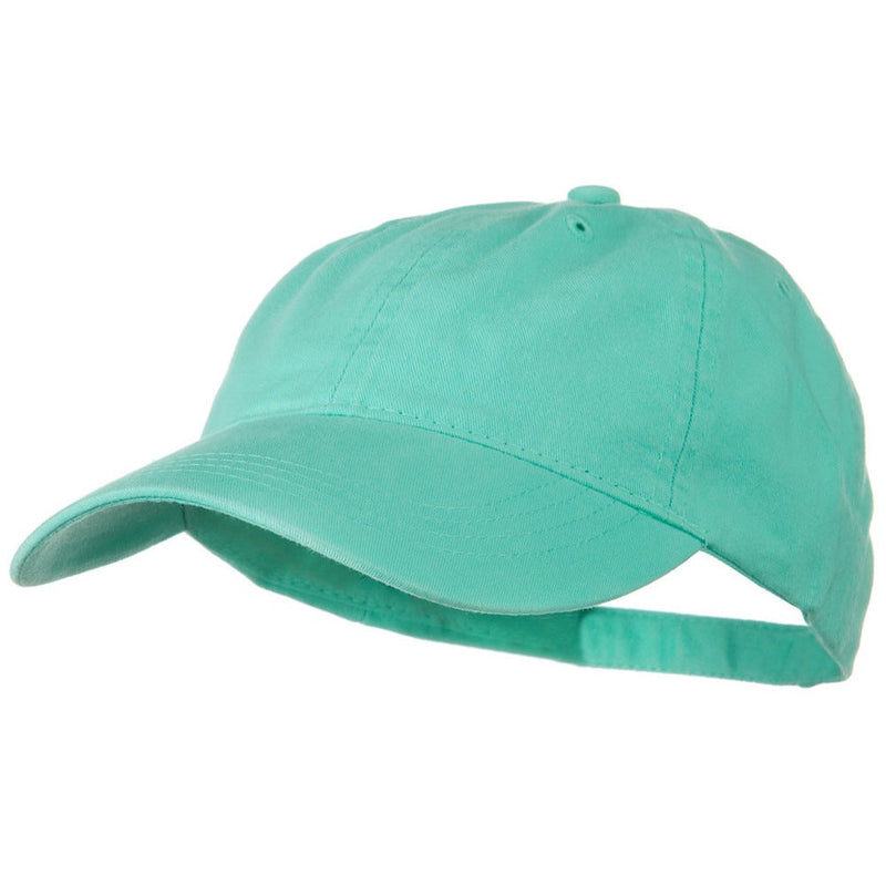 Washed Solid Pigment Dyed Cotton Twill Brass Buckle Cap