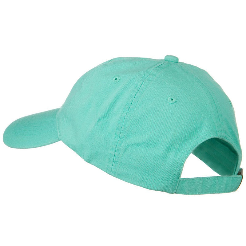 Washed Solid Pigment Dyed Cotton Twill Brass Buckle Cap