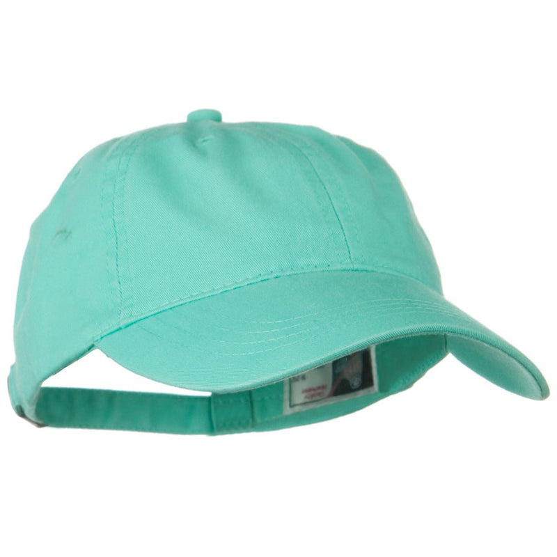 Washed Solid Pigment Dyed Cotton Twill Brass Buckle Cap