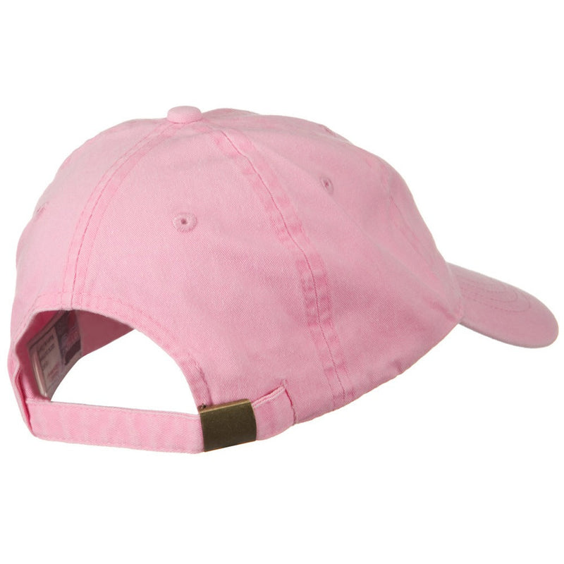 Washed Solid Pigment Dyed Cotton Twill Brass Buckle Cap