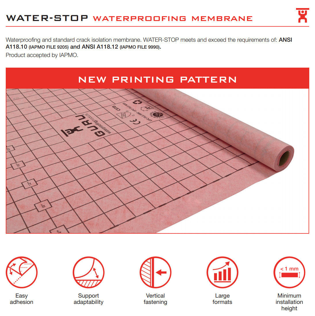 GURU WATER-STOP MEMBRANE ROLL, photo 5 of 11