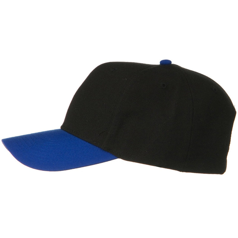 Two Tone Wool Blend Prostyle Snapback Cap
