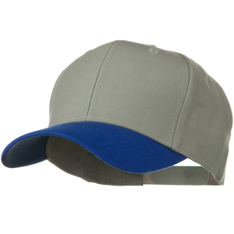 Two Tone Wool Blend Prostyle Snapback Cap