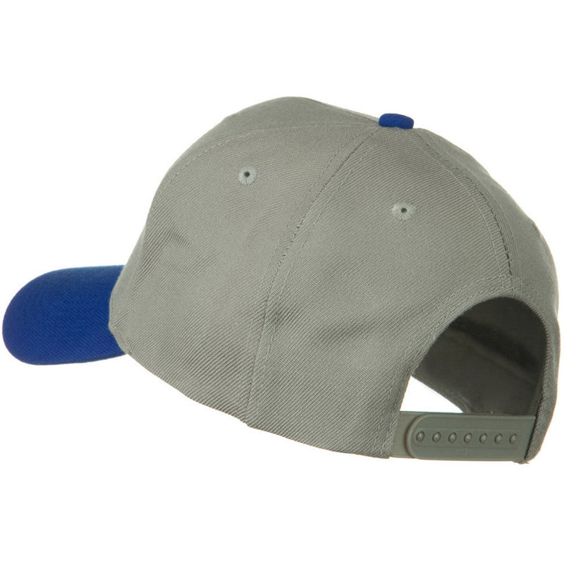 Two Tone Wool Blend Prostyle Snapback Cap