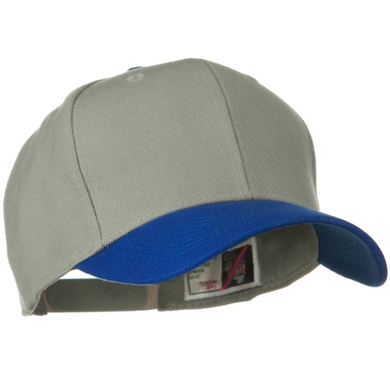 Two Tone Wool Blend Prostyle Snapback Cap