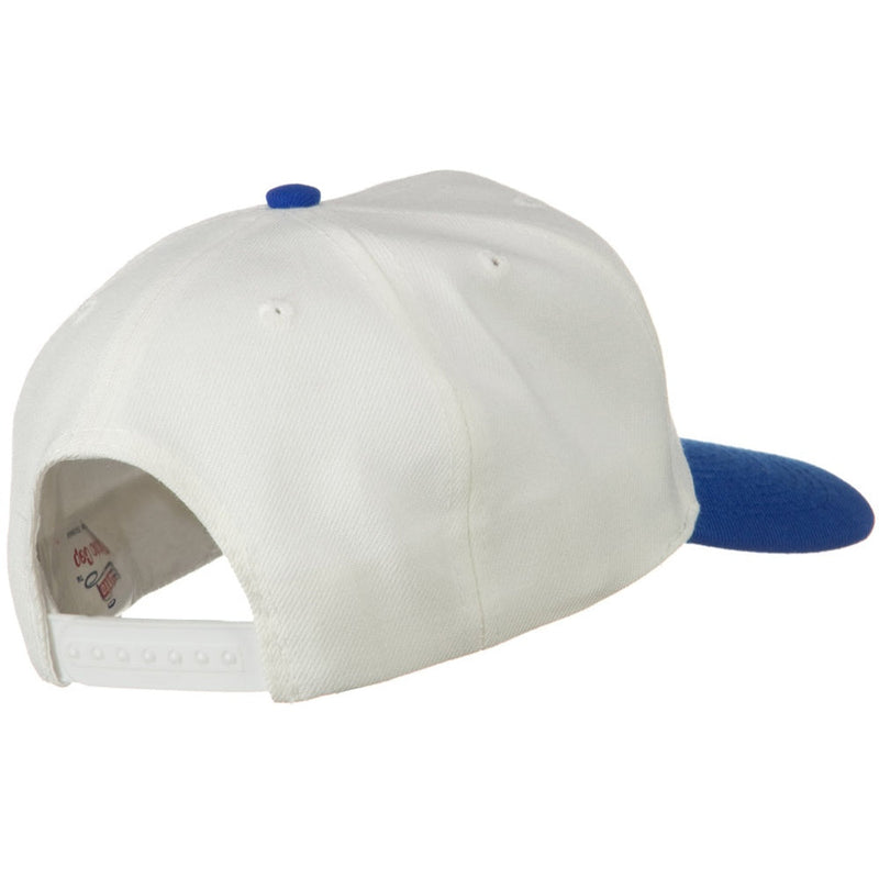 Two Tone Wool Blend Prostyle Snapback Cap