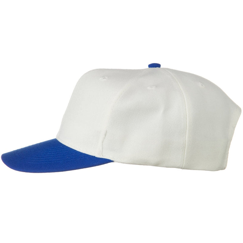 Two Tone Wool Blend Prostyle Snapback Cap