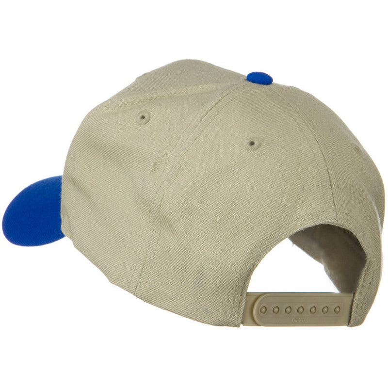 Two Tone Wool Blend Prostyle Snapback Cap