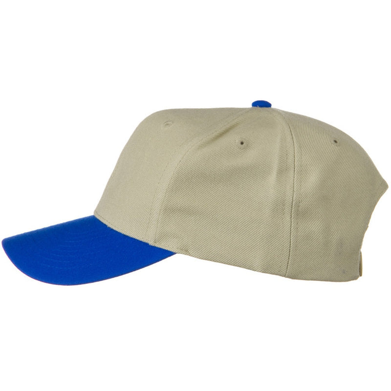Two Tone Wool Blend Prostyle Snapback Cap