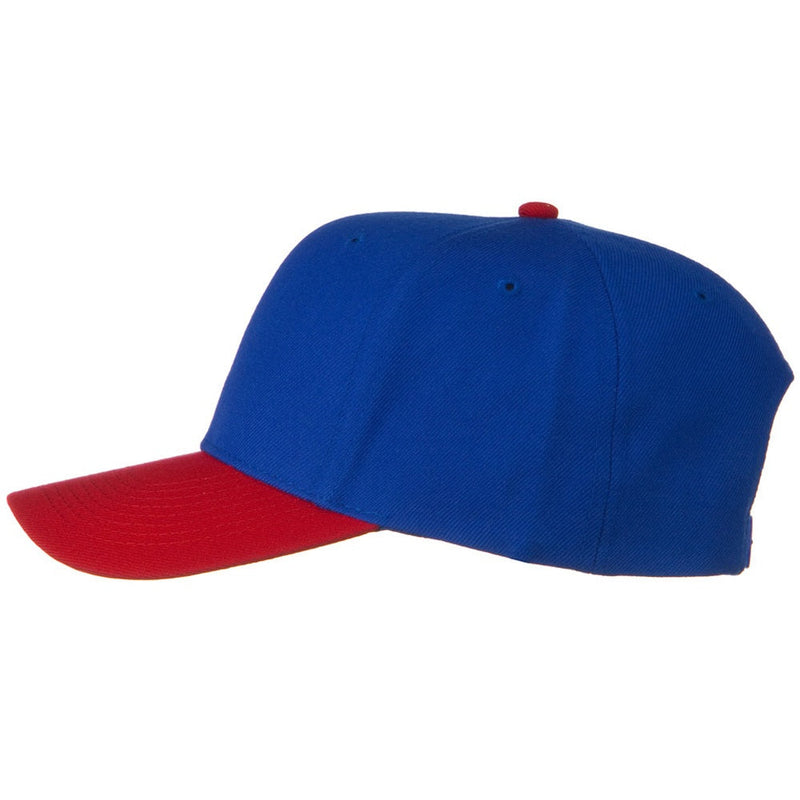 Two Tone Wool Blend Prostyle Snapback Cap