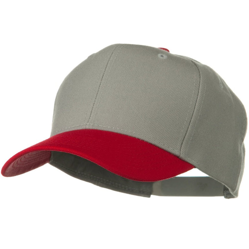 Two Tone Wool Blend Prostyle Snapback Cap