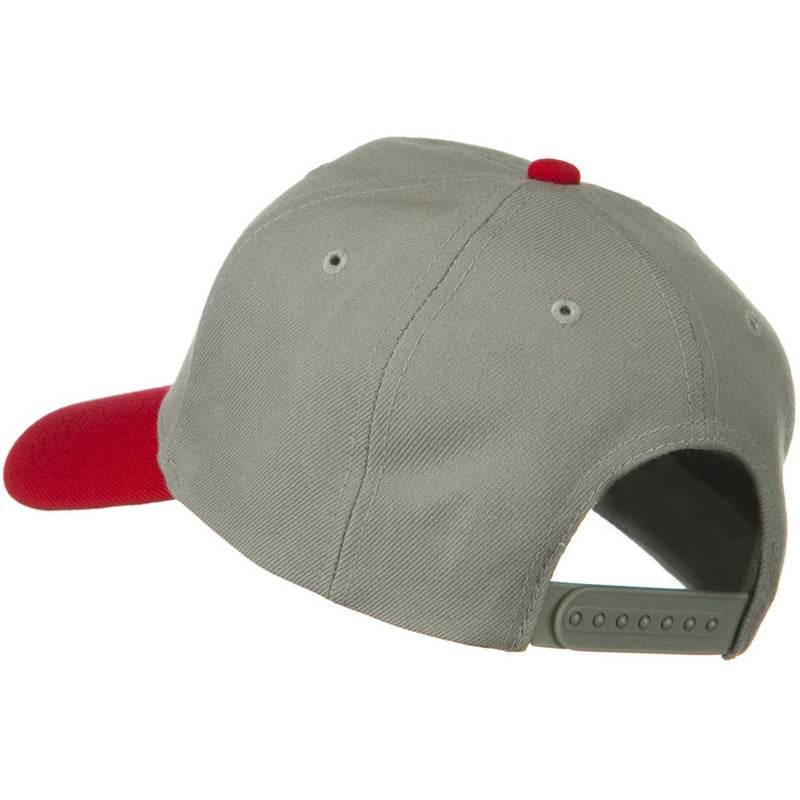 Two Tone Wool Blend Prostyle Snapback Cap