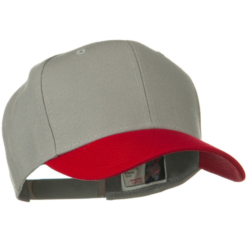 Two Tone Wool Blend Prostyle Snapback Cap