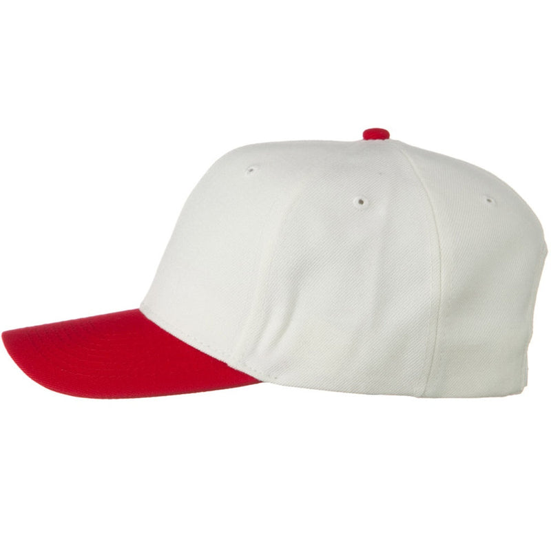 Two Tone Wool Blend Prostyle Snapback Cap