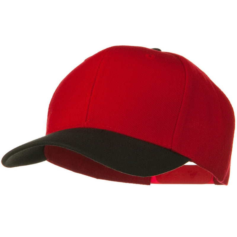 Two Tone Wool Blend Prostyle Snapback Cap