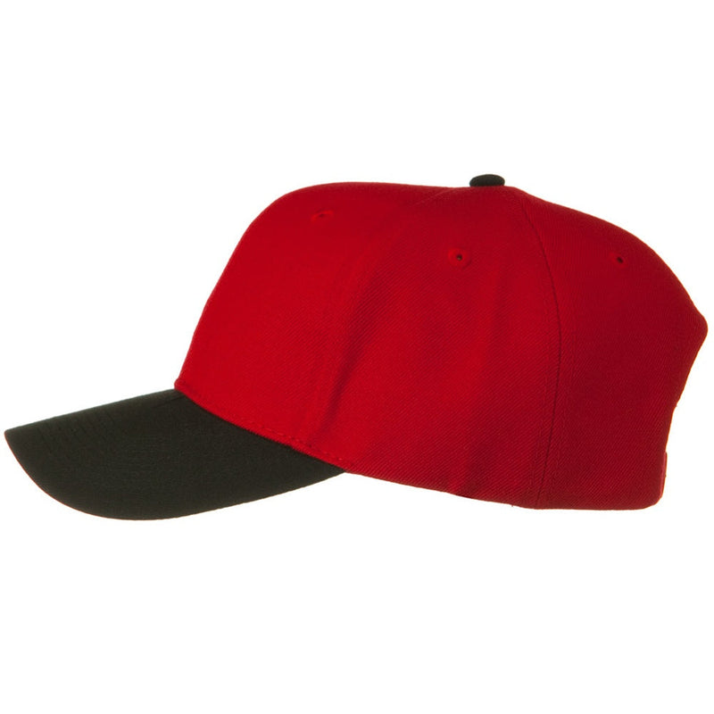 Two Tone Wool Blend Prostyle Snapback Cap