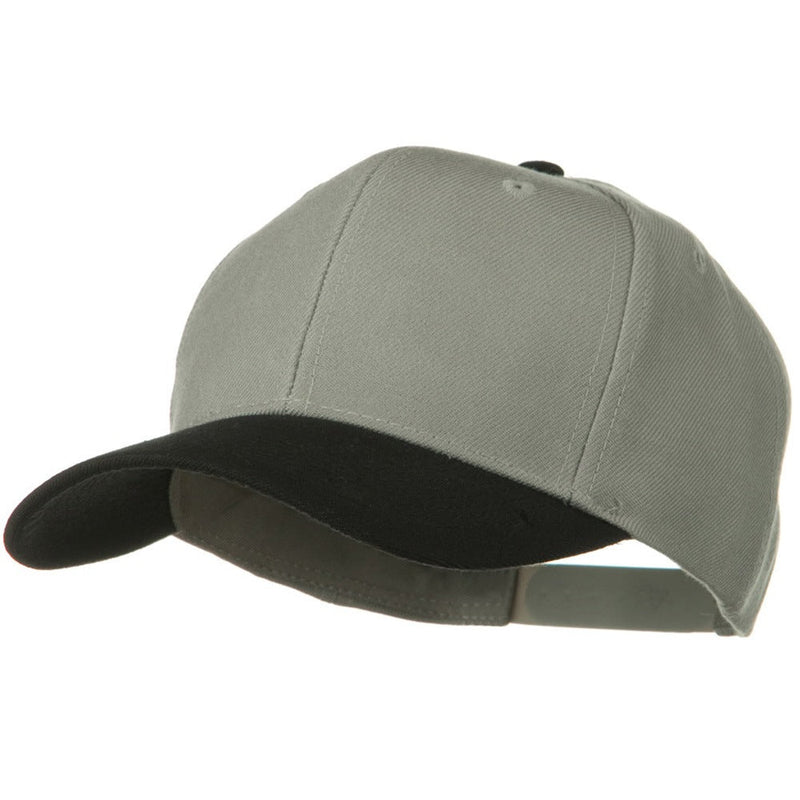 Two Tone Wool Blend Prostyle Snapback Cap