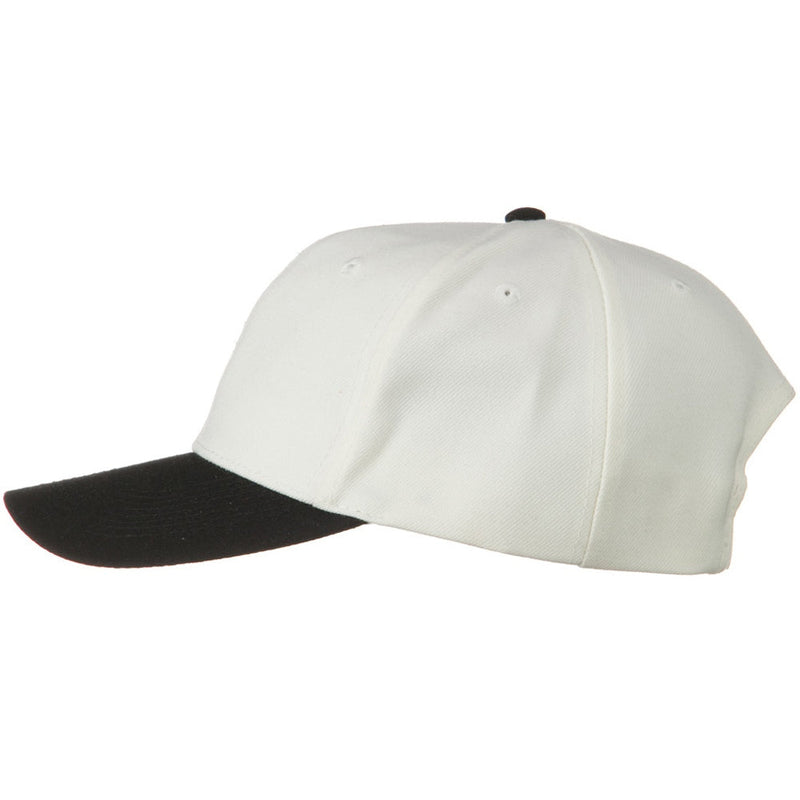 Two Tone Wool Blend Prostyle Snapback Cap