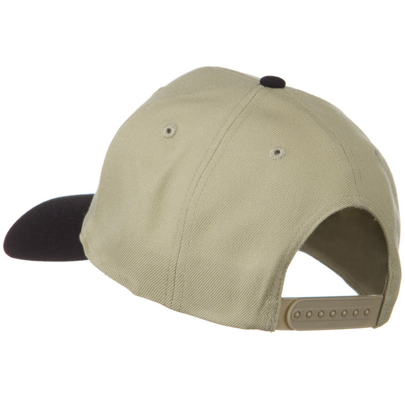 Two Tone Wool Blend Prostyle Snapback Cap