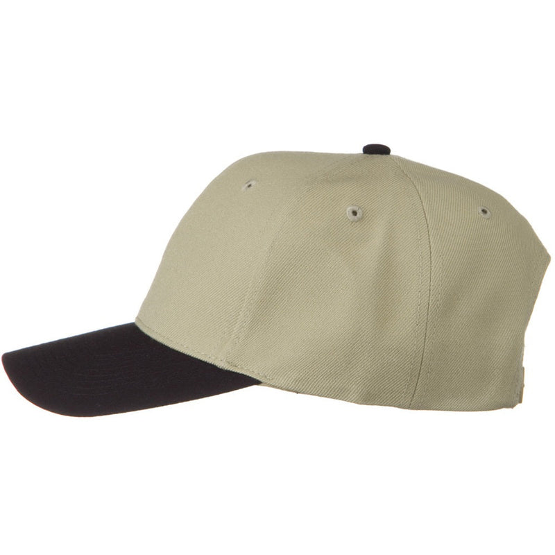Two Tone Wool Blend Prostyle Snapback Cap