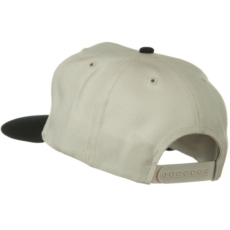 Two Tone Wool Blend Prostyle Snapback Cap