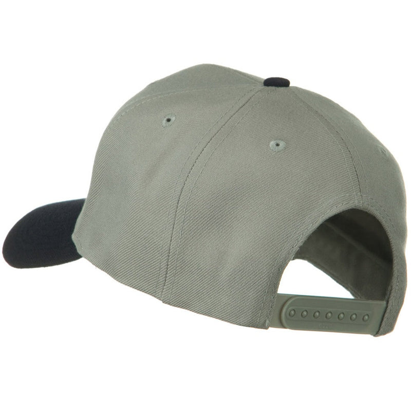 Two Tone Wool Blend Prostyle Snapback Cap