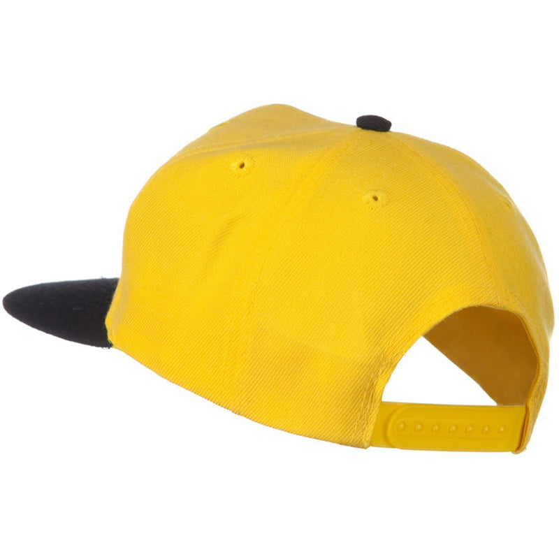 Two Tone Wool Blend Prostyle Snapback Cap