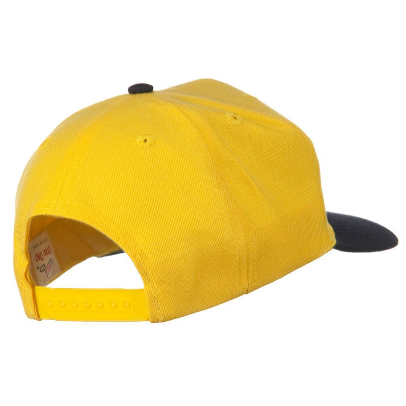 Two Tone Wool Blend Prostyle Snapback Cap