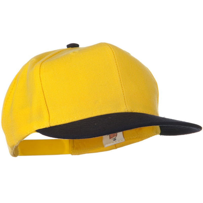 Two Tone Wool Blend Prostyle Snapback Cap