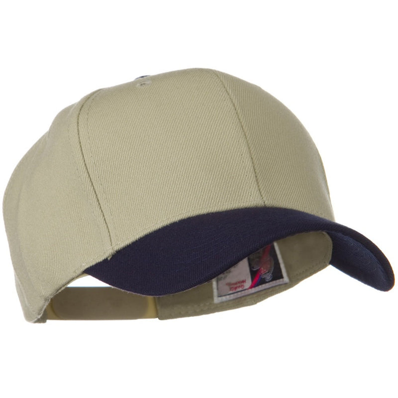 Two Tone Wool Blend Prostyle Snapback Cap