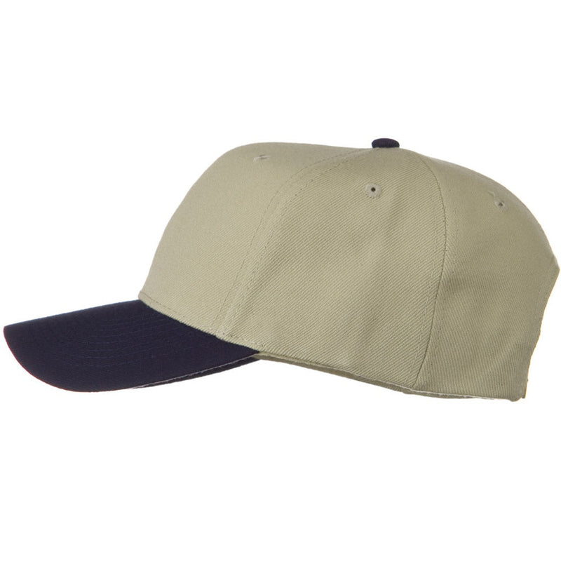 Two Tone Wool Blend Prostyle Snapback Cap