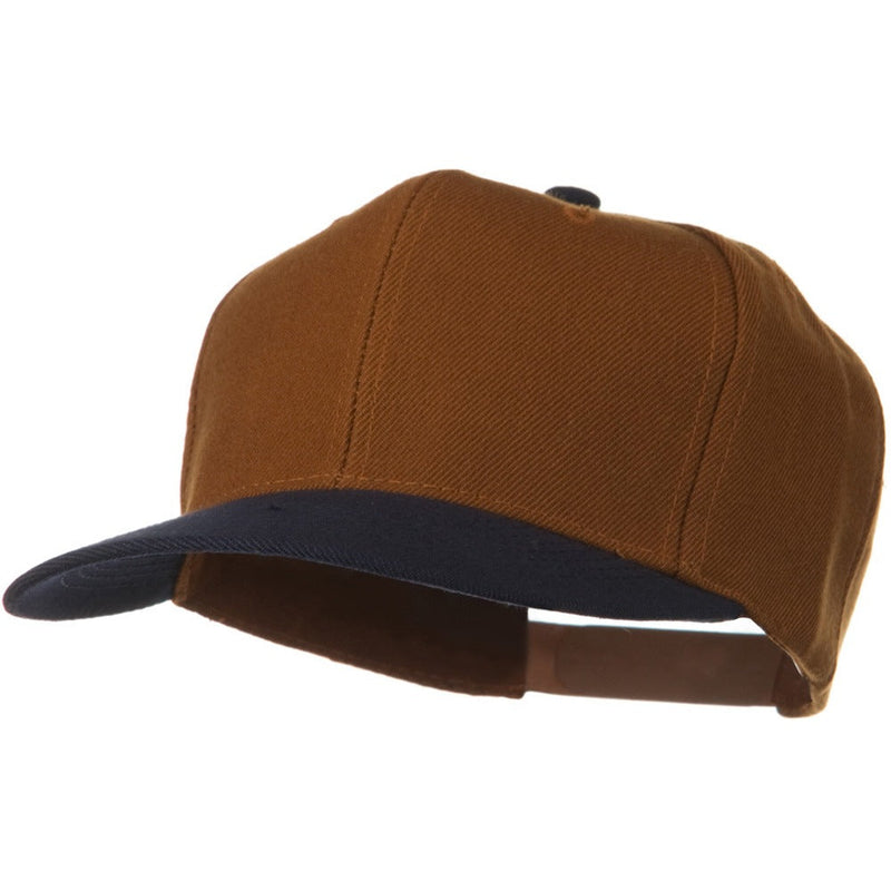 Two Tone Wool Blend Prostyle Snapback Cap