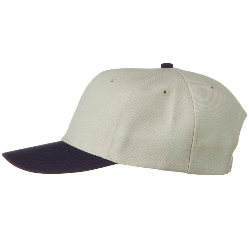 Two Tone Wool Blend Prostyle Snapback Cap