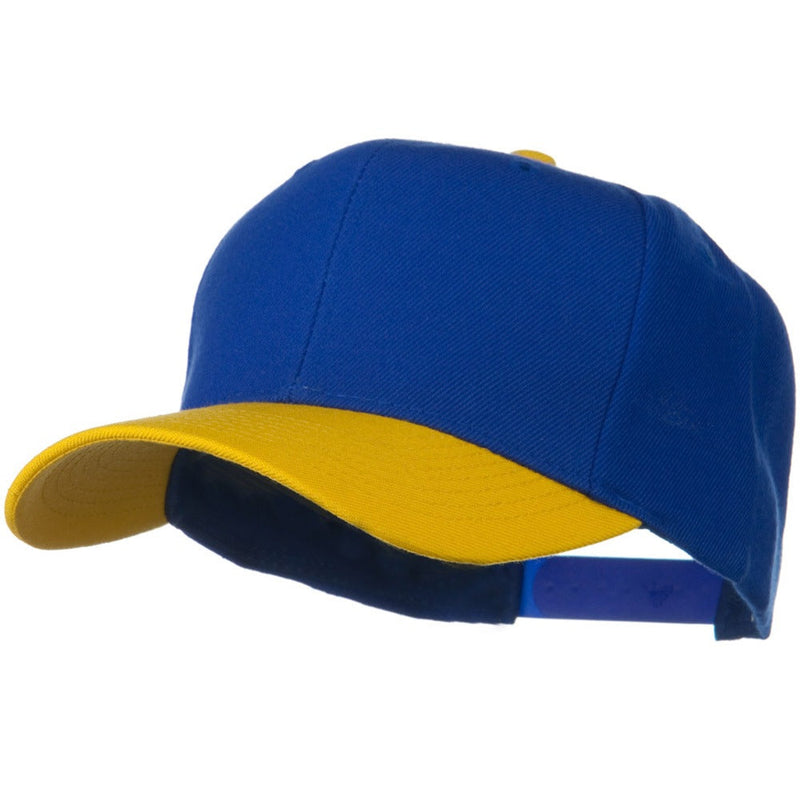 Two Tone Wool Blend Prostyle Snapback Cap