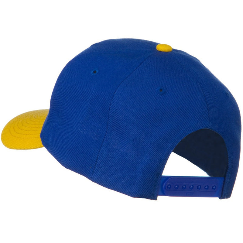 Two Tone Wool Blend Prostyle Snapback Cap