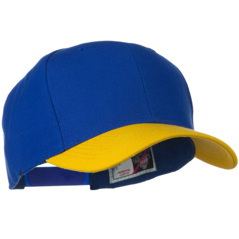 Two Tone Wool Blend Prostyle Snapback Cap