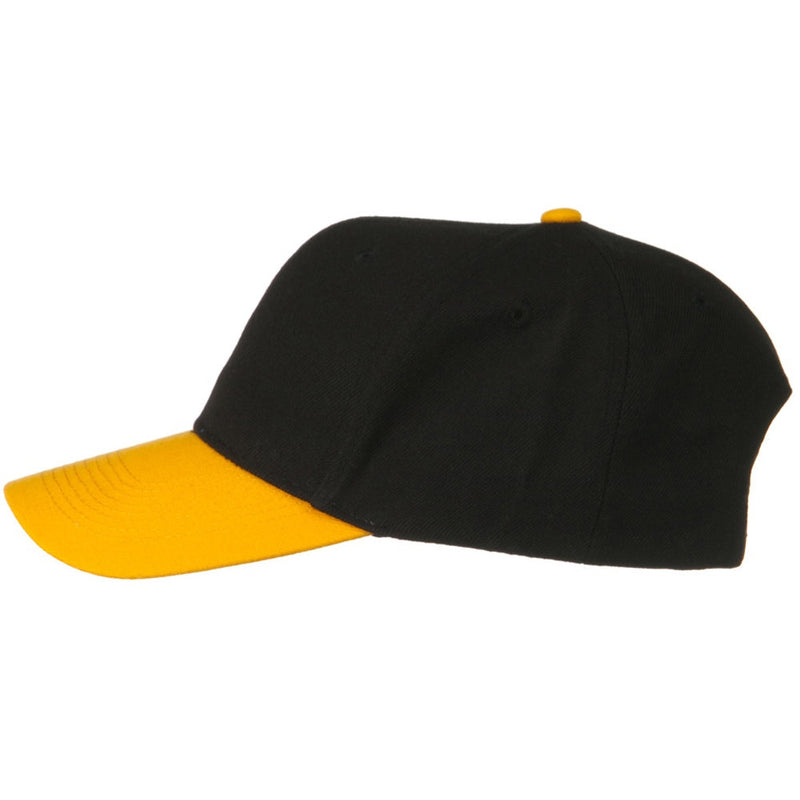 Two Tone Wool Blend Prostyle Snapback Cap