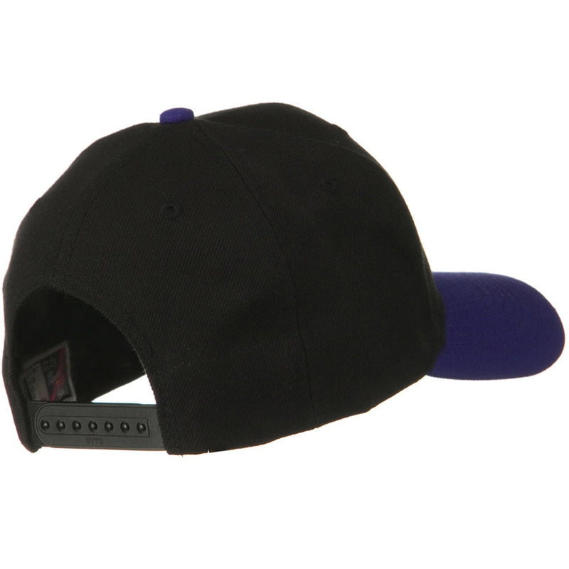 Two Tone Wool Blend Prostyle Snapback Cap