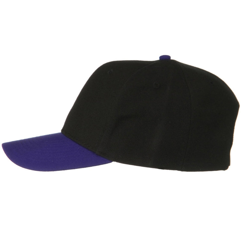 Two Tone Wool Blend Prostyle Snapback Cap