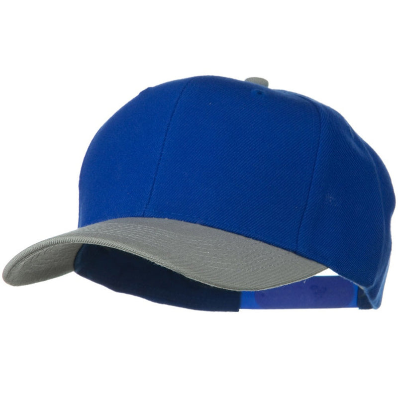 Two Tone Wool Blend Prostyle Snapback Cap