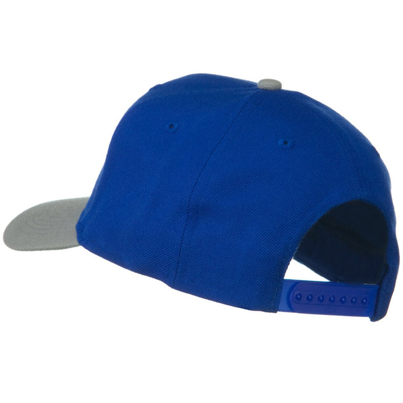 Two Tone Wool Blend Prostyle Snapback Cap