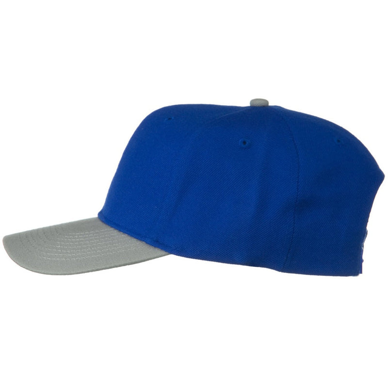Two Tone Wool Blend Prostyle Snapback Cap