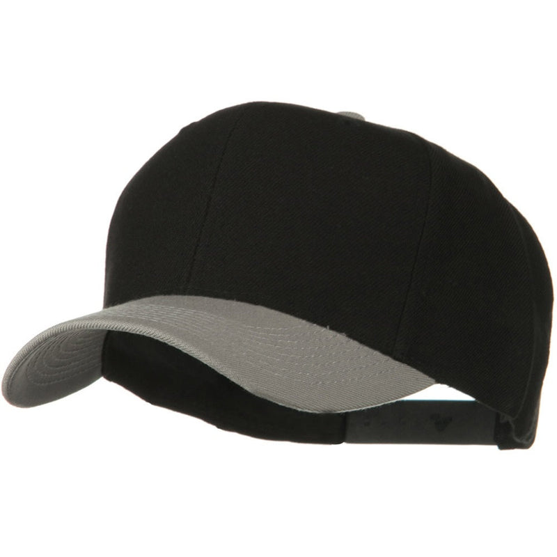 Two Tone Wool Blend Prostyle Snapback Cap