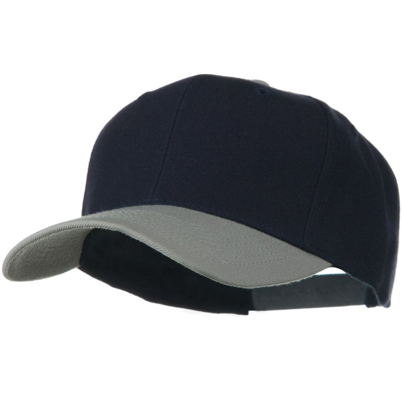 Two Tone Wool Blend Prostyle Snapback Cap