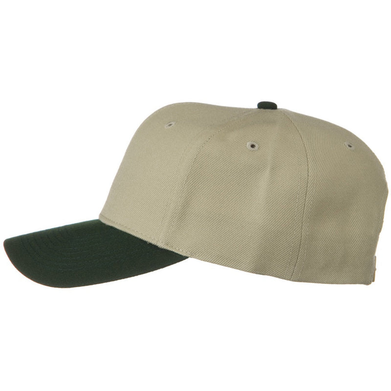 Two Tone Wool Blend Prostyle Snapback Cap