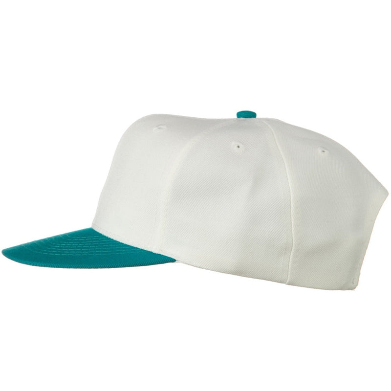Two Tone Wool Blend Prostyle Snapback Cap